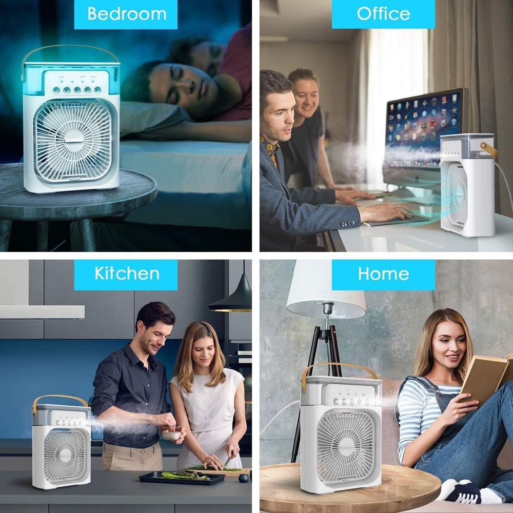 مروحة تبريد شخصية للمكتب والمنزل - Rawiq Personal Cooling Fan