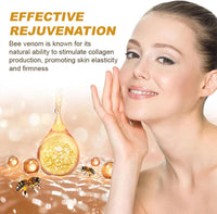 تطبيق كريم رائق بسم النحل على الوجه والرقبة - Applying Rawiq Bee Venom Cream