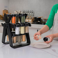 علب توابل شفافة بتصميم عصري - Rawiq Transparent Modern Spice Jars