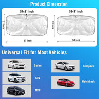 تصميم مدمج لمظلة سيارة رائق – Compact Design Car Sunshade Umbrella by Rawiq