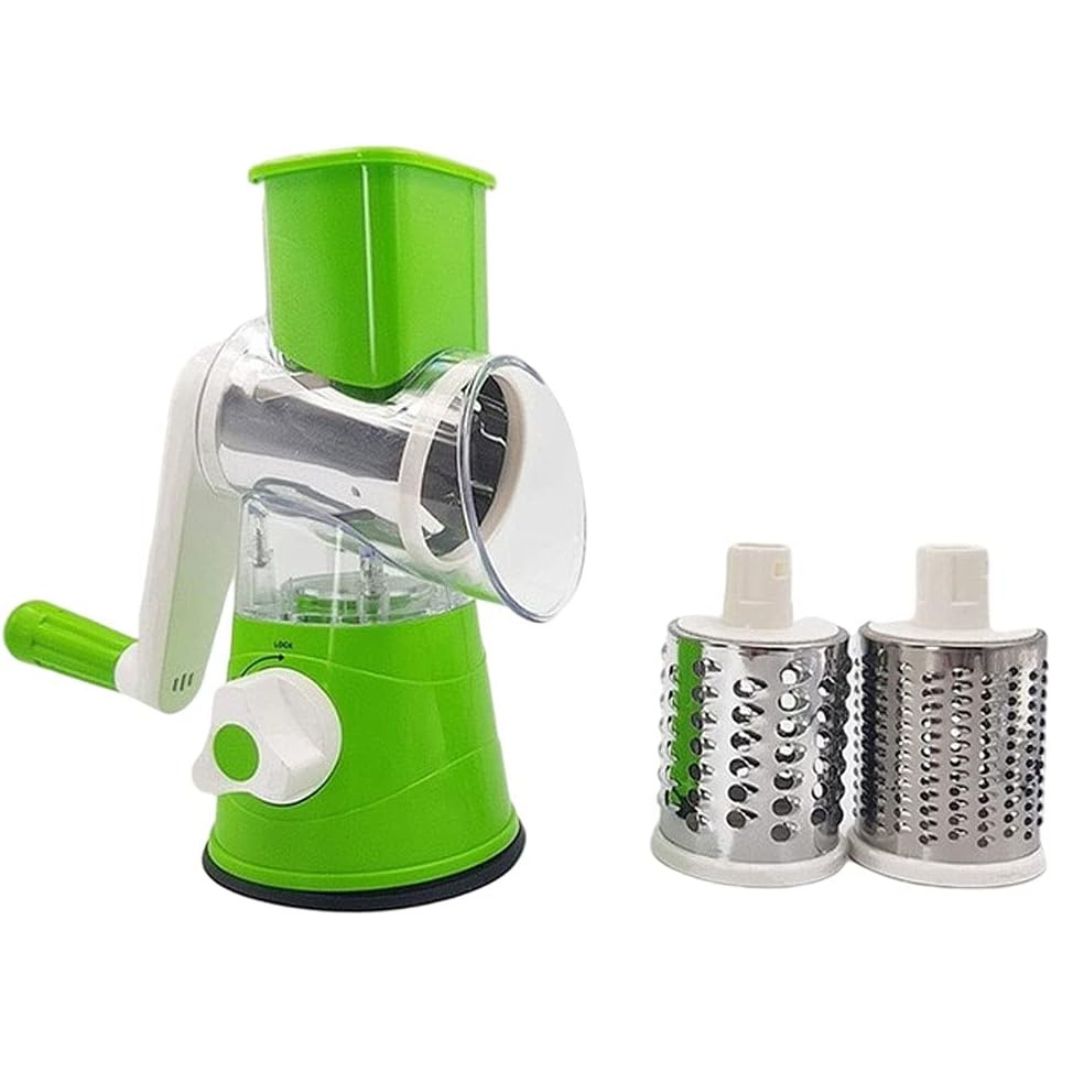 مبشرة مطبخ يدوية بثلاث شفرات – 3-Blade Manual Kitchen Grater by Rawiq