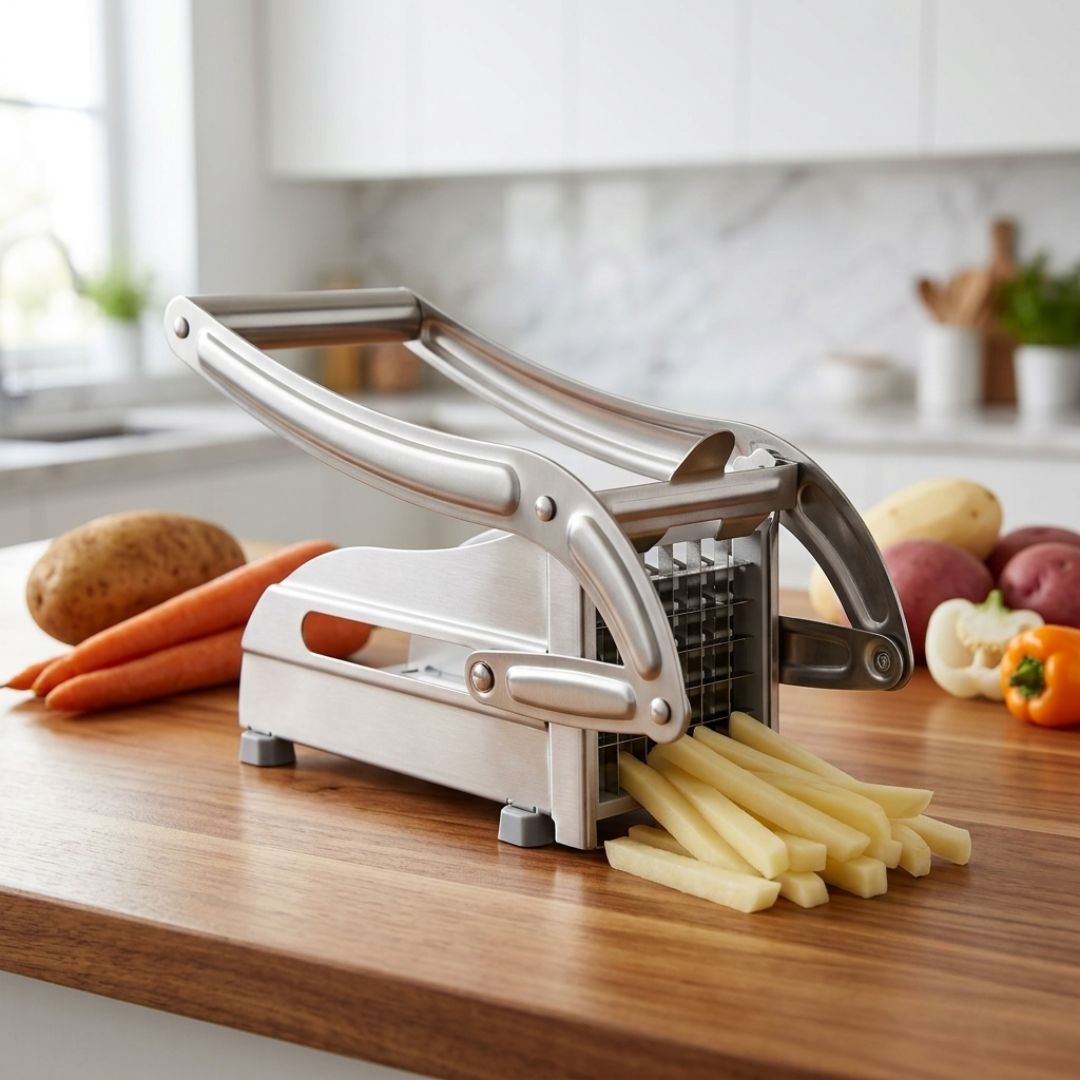 قطاعة خضروات ستانلس ستيل عملية – Stainless Steel Vegetable Cutter Tool by Rawiq