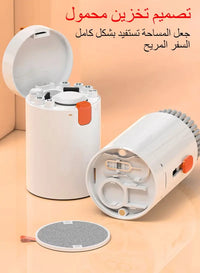 تنظيف سماعات الأذن اللاسلكية باستخدام فرشاة رائق