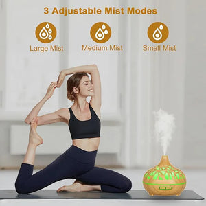 موزع عطور رائق مع إضاءة LED هادئة للاسترخاء - Rawiq Fragrance Diffuser with Relaxing LED Lighting
