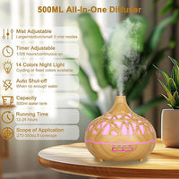 تحكم سهل في مؤقت التشغيل لموزع عطور رائق الذكي - Rawiq Smart Fragrance Diffuser with Timer Settings